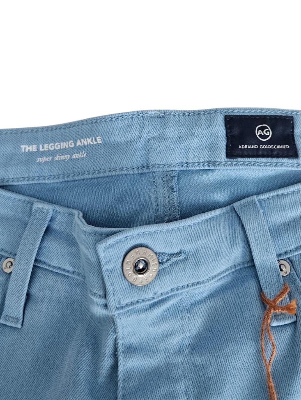 NWT AG Adriano Goldschmied Light Blue Sky Skinny Jeans Size 29 - Picture 8 of 10